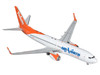 Boeing 737-800 Commercial Aircraft Air North C-FNYA White with Orange Tail Gemini 200 1/200 Diecast Model GeminiJets G2ANT1491