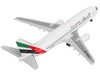 Boeing 737-300 Commercial Aircraft Emirates Airlines AP-BCD White with Striped Tail 1/400 Diecast Model GeminiJets GJ2232