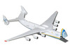 Antonov An-225 Mriya Commercial Aircraft Antonov Airlines(UR-82060 White with Blue and Yellow Stripes Interactive Series 1/400 Diecast Model GeminiJets GJADB2336