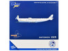 Antonov An-225 Mriya Commercial Aircraft Antonov Airlines(UR-82060 White with Blue and Yellow Stripes Interactive Series 1/400 Diecast Model GeminiJets GJADB2336