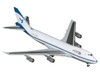Boeing 747-100 Commercial Aircraft Iran Air EP-IAM White with Blue Stripes 1/400 Diecast Model GeminiJets GJIRA2305