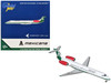 Embraer ERJ-145 Commercial Aircraft Mexicana de Aviacion XA-MBR White with Green Stripes 1/400 Diecast Model GeminiJets GJMXA2267
