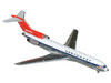 Boeing 727-200 Commercial Aircraft Northwest Airlines N254US White with Blue Stripes and Red Tail 1/400 Diecast Model GeminiJets GJNWA2369