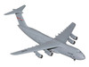Lockheed C-5A Galaxy Transport Aircraft Martinsburg Air Force Base United States Air Force 68-0222 Gray Gemini Macs Series 1/400 Diecast Model GeminiJets GMUSA152