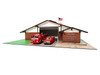 Los Angeles County Fire Department Fire Station 51 Diorama EZ Assembly Kit Emergency! Series 1/50 Model Iconic Replicas 50-0520