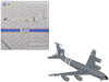 Boeing KC 135R Stratotanker Aircraft Illinois Air National Guard United States Air Force 63 7981 Gray Gemini Macs Series 1/400 Diecast Model Airplane GeminiJets GMUSA158