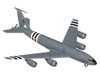 Boeing KC 135R Stratotanker Aircraft Illinois Air National Guard United States Air Force 63 7981 Gray Gemini Macs Series 1/400 Diecast Model Airplane GeminiJets GMUSA158