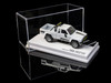 1985 Toyota Hilux SR5 Pickup Truck White with Black Graphics Collection Series 1/64 Diecast Model Car by Majorette MJ8505001022