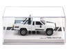 1985 Toyota Hilux SR5 Pickup Truck White with Black Graphics Collection Series 1/64 Diecast Model Car by Majorette MJ8505001022