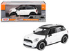 Mini Cooper S Countryman White 1/24 Diecast Car Model Motormax 73353