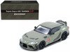 Toyota Supra A90 DarwinPro Matt Green with Carbon Accents 1/64 Diecast Model Car Inno Models IN64-A90DP-MATGR