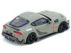 Toyota Supra A90 DarwinPro Matt Green with Carbon Accents 1/64 Diecast Model Car Inno Models IN64-A90DP-MATGR
