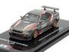Nissan Skyline GT-R R34 Z-Tune RHD Right Hand Drive Gray Metallic with Graphics Indonesia Diecast Expo 2024 Exclusive Edition 1/64 Diecast Model Car Inno Models IN64-R34ZT-IDE11