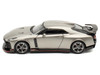 Nissan GT-R50 By ItalDesign Gray Metallic Indonesia Diecast Expo 2024 Exclusive Edition 1/64 Diecast Model Car Inno Models IN64-R50-IDE11