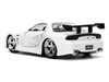 1993 Mazda RX-7 HKS White The Fast and the Furious 2001 Movie 25 Years of Fast & Furious Series 1/32 Diecast Model Car Jada 32588