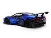 Chevrolet Corvette C8 Liberty Walk Candy Blue and Black Hyper-Spec Series 1/24 Diecast Model Car Jada 36496
