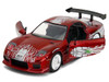 Dom's Mazda RX-7 Candy Red with Graphics The Fast and the Furious 2001 Movie 25 Years of Fast & Furious Series 1/32 Diecast Model Car Jada 35400-25TH