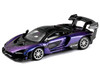 McLaren Senna GTR Midnight Purple Metallic with Black Top HCFC 2025 Limited Edition 1/64 Diecast Model Car Trends Hobby 241080J