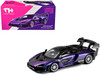 McLaren Senna GTR Midnight Purple Metallic with Black Top HCFC 2025 Limited Edition 1/64 Diecast Model Car Trends Hobby 241080J