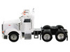 Peterbilt 367 Truck Tractor with Day Cab White and Articulated Tank Trailer Cemex White with Blue Stripes Combo Set 1/87 (HO) Plastic Model Car HO Logistics HL-36707-201