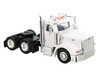 Peterbilt 367 Truck Tractor with Day Cab White and Articulated Tank Trailer Cemex White with Blue Stripes Combo Set 1/87 (HO) Plastic Model Car HO Logistics HL-36707-201