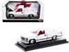 1993 Chevrolet C1500 SS 454 Pickup Truck White with Red Interior Limited Edition to 9600 pieces Worldwide 1/24 Diecast Model Car M2 Machines 40300-142A