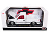 1993 Chevrolet C1500 SS 454 Pickup Truck White with Red Interior Limited Edition to 9600 pieces Worldwide 1/24 Diecast Model Car M2 Machines 40300-142A