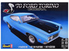 Level 4 Model Kit 1970 Ford Torino Cobra 1/25 Scale Model Revell 14534
