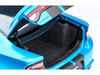 Dodge Charger SRT Hellcat Redeye B5 Blue Metallic with Carbon Stripes 1/18 Car Model Autoart 71753