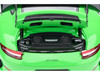 Porsche 911 (991.2) GT3 RS Weissach Lizard Green with Carbon Hood and Top 1/18 Model Car Autoart 78179