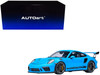 Porsche 911 (991.2) GT3 RS Riviera Blue 1/18 Model Car Autoart 78182