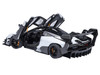 McLaren Senna GTR Silica White with Black Top 1/18 Model Car Autoart 81953