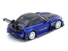 Honda S2000 RHD Right Hand Drive "J's Racing" Blue Metallic with Carbon Hood and Top 1/64 Diecast Model Car Inno Models IN64-S2000JS-BLUE