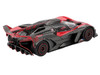 Bugatti Bolide Red and Carbon Fiber Limited Edition 1/64 Diecast Model Car Mini GT MGT01105