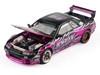 Pandem R32 Echo Gao - 1087X Black and Purple 1/64 Diecast Model Car XCarToys 1087X-02