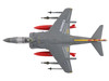 British Aerospace AV-8B Harrier II Plus Aircraft 164569 VMA-223 Bulldogs MCAS Cherry Point 2025 United States Marine Corps Air Power Series 1/72 Diecast Model Hobby Master HA2634