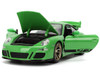 Porsche 911 GT3 (997) Green with Black Accents Fast X 2023 Movie 25 Years of Fast & Furious Series 1/24 Diecast Model Car Jada 34919-25TH
