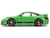 Porsche 911 GT3 (997) Green with Black Accents Fast X 2023 Movie 25 Years of Fast & Furious Series 1/24 Diecast Model Car Jada 34919-25TH