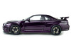 1999 Nissan Skyline GT-R (R34) Z-Tune RHD Right Hand Drive Midnight Purple Metallic 1/18 Diecast Model Car Solido S1804311