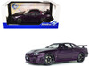 1999 Nissan Skyline GT-R (R34) Z-Tune RHD Right Hand Drive Midnight Purple Metallic 1/18 Diecast Model Car Solido S1804311