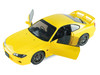 1999 Nissan Silvia (S15) Spec-R Aero RHD Right Hand Drive Lightning Yellow 1/18 Diecast Model Car Solido S1812206