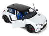2024 Alpine A290 GTS White Metallic with Black Top 1/18 Diecast Model Car Solido S1812604