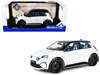 2024 Alpine A290 GTS White Metallic with Black Top 1/18 Diecast Model Car Solido S1812604
