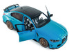 2024 BMW M3 Competition Daytona Beach Blue with Carbon Top 1/18 Diecast Model Car Solido S1814303
