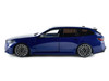 2025 BMW M5 Touring Marina Bay Blue Metallic with Black Top 1/18 Diecast Model Car Solido S1814801