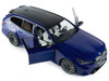 2025 BMW M5 Touring Marina Bay Blue Metallic with Black Top 1/18 Diecast Model Car Solido S1814801