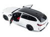 2025 BMW M5 Touring Alpine White with Black Top 1/18 Diecast Model Car Solido S1814802