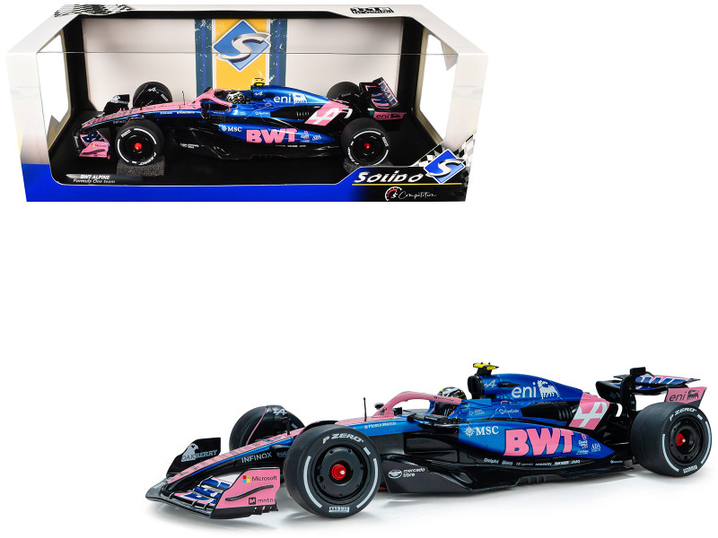 Alpine A525 #7 Jack Doohan BWT Formula One F1 Chinese GP 2025 Competition Series 1/18 Diecast Model Car Solido S1818902