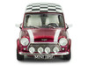 1997 Mini Cooper Sport Purple Metallic with White Stripes and Checkered Top 1/43 Diecast Model Car Solido S4316604