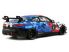 2024 BMW M4 GT4 #1 M Motorsport Livery Black and White with Red and Blue Graphics Limited Edition to 999 pieces Worldwide 1/18 Model Car Otto Mobile OT1125